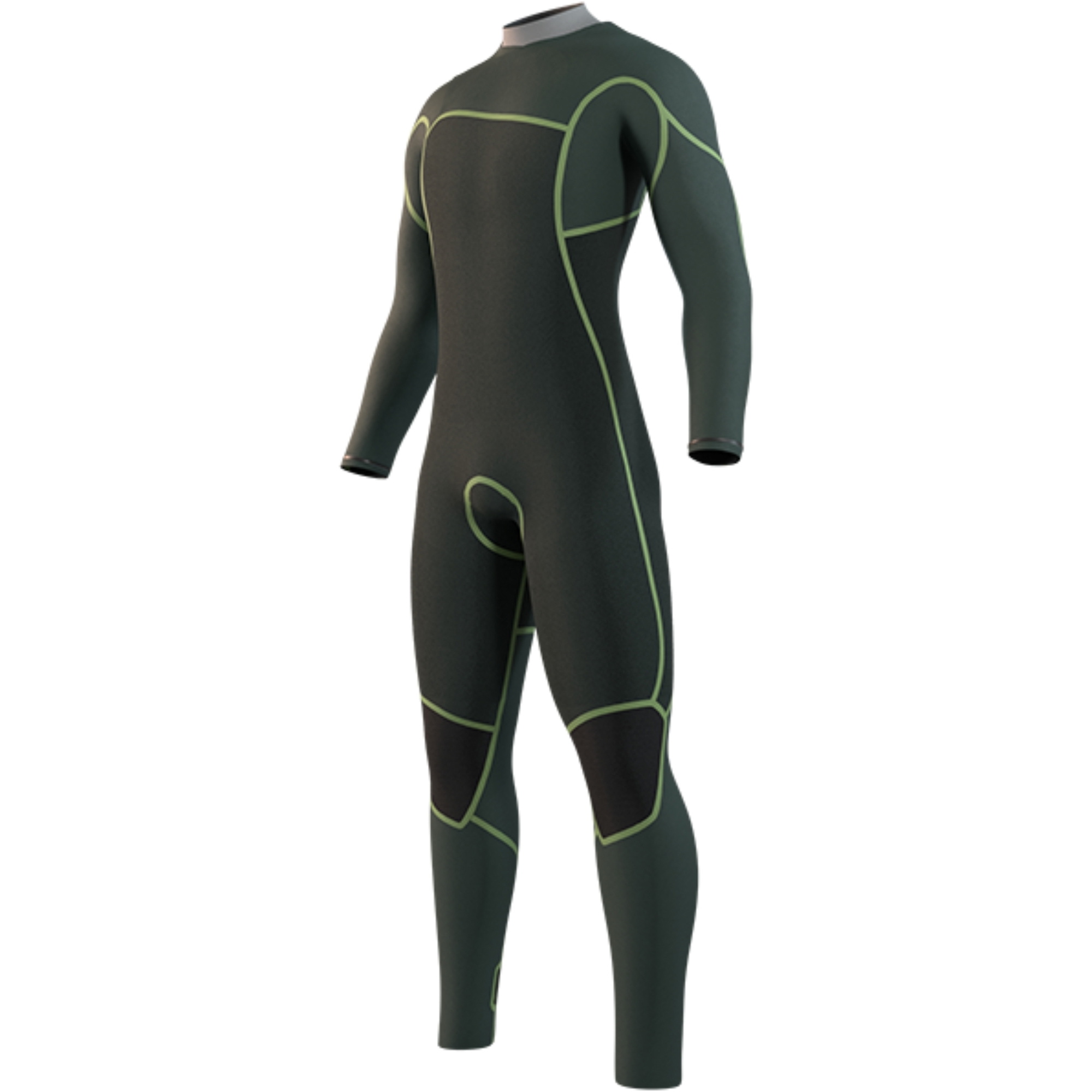 2026 Mystic Mens Evolve Natural Foam 3/2mm Chest Zip Wetsuit 35000.250002 - Black